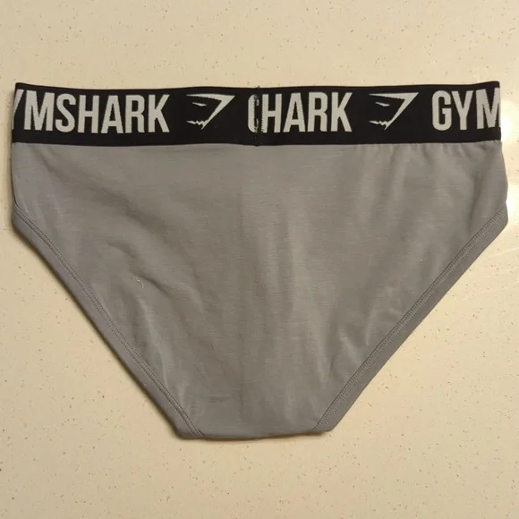 Gymshark Men's Light Gray Briefs - Picture 2 of 2